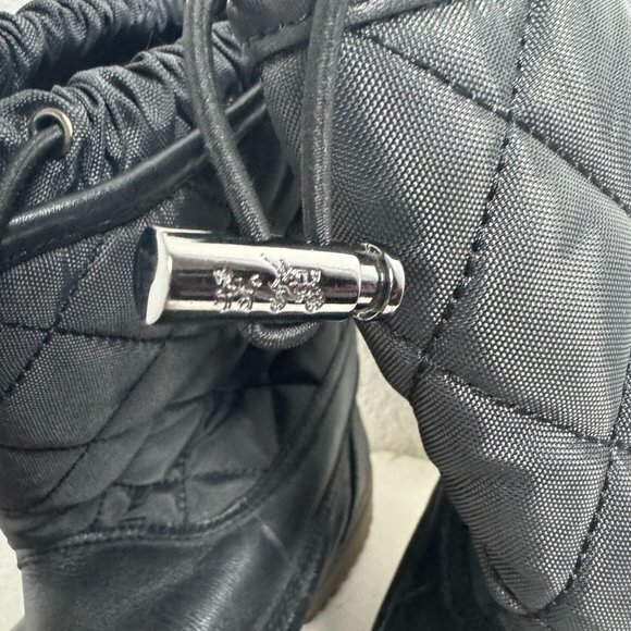 Coach Womens 8B Samara Black Quilted Mid Calf Boots‎ - Picture 4 of 13